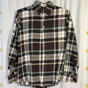 Burberry Button Down Plaid Shirt Men S